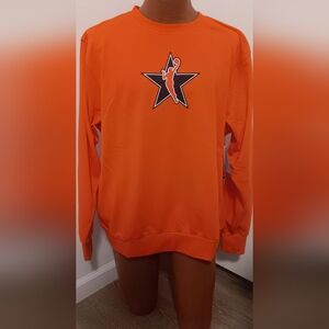 Wnba Jordan Orange Crewneck with Star Logo All Star 2025 Exclusive